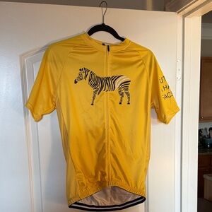 Yellow Zebra Cycling Jersey